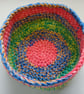 Crochet Basket (Rustic Rainbow) - so practical! - Image 2
