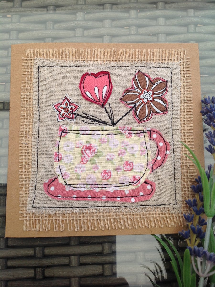 Floral birthday card