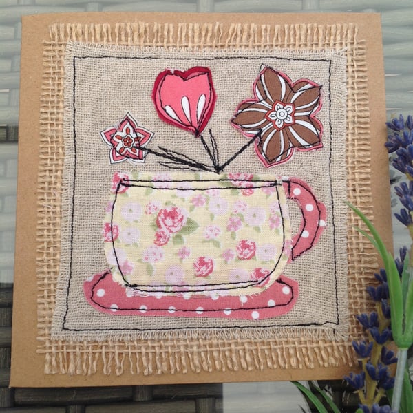 Floral birthday card