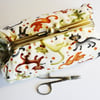 Colourful Cats Clutch Bag / Make up Purse