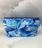 Dolphins makeup bag, Dolphin zip bag, 2 size options, Handmade - Image 5
