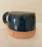 Ocean blue hand built ceramic mug  - Image 4