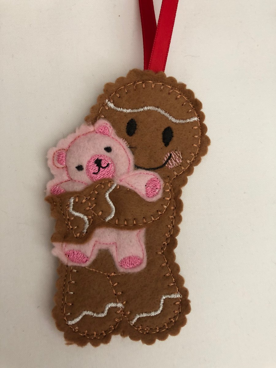 Gingerbread teddy Decoration