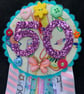 Birthday badge-Rosette Personalised - Cocktail theme - 50th- female - Image 1