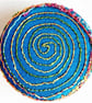 Buttons 1 inch button Hand Dyed Silks and Cottons Free Machine Embroidery Button