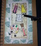 Quirky art art, whimsical decorated sketch book with quirky art character - Image 2
