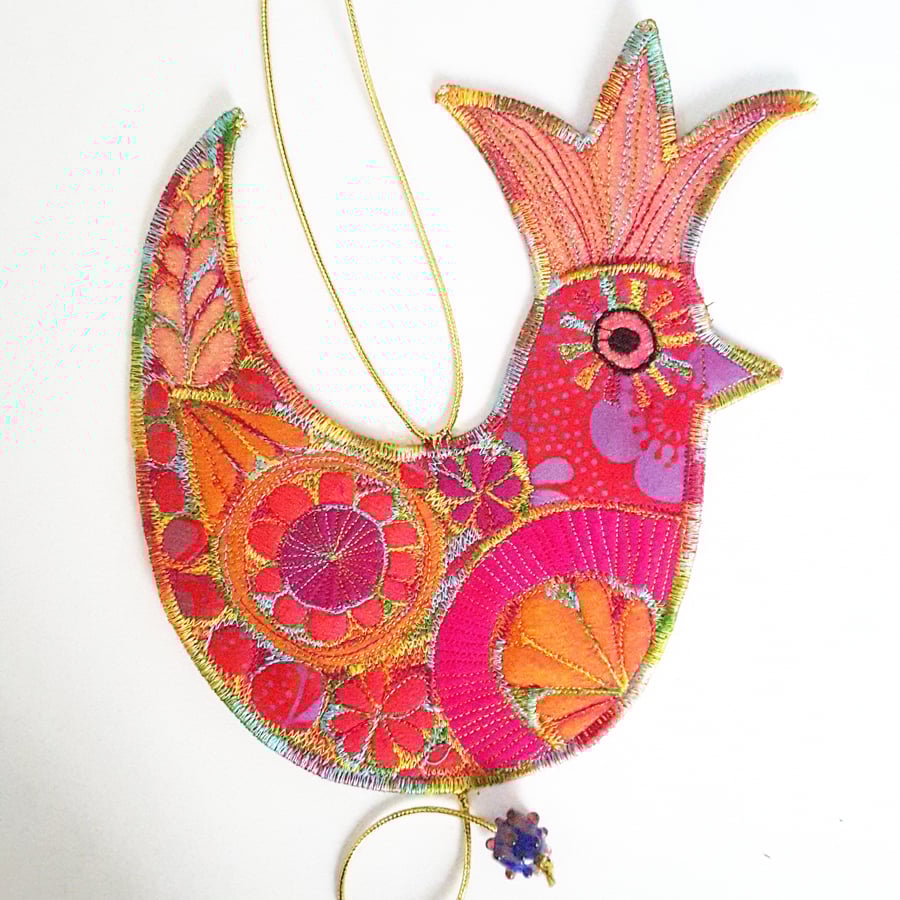 Christmas Bird Hanging Decoration 