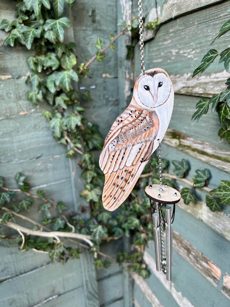 Owl wind chime 