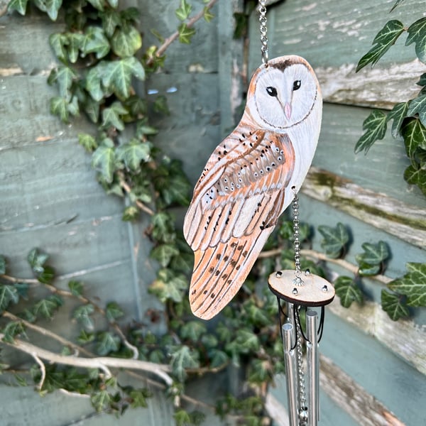 Owl wind chime 