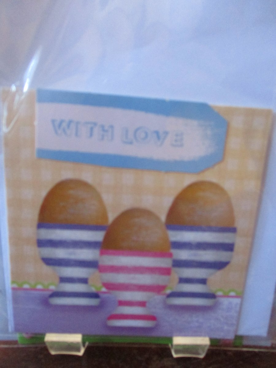 With Love Eggs Card