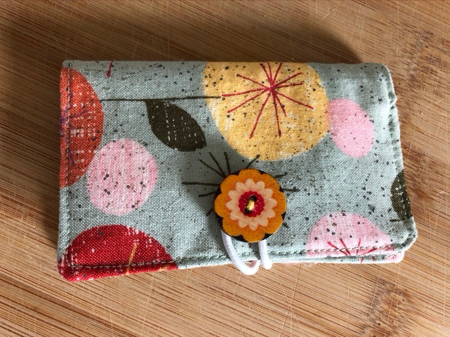 Fabric card holder, stocking filler, great present, free postage!