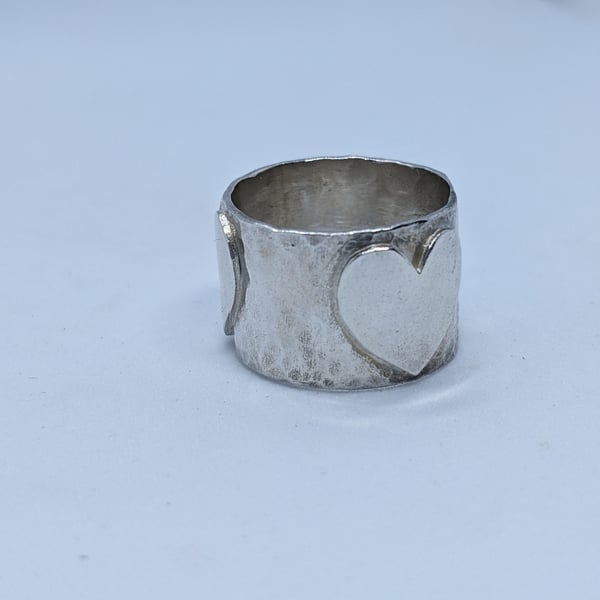 Sterling silver band ring