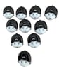 10 boy in black cap buttons 21mm