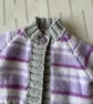 Striped cardigan for a newborn baby - Image 4