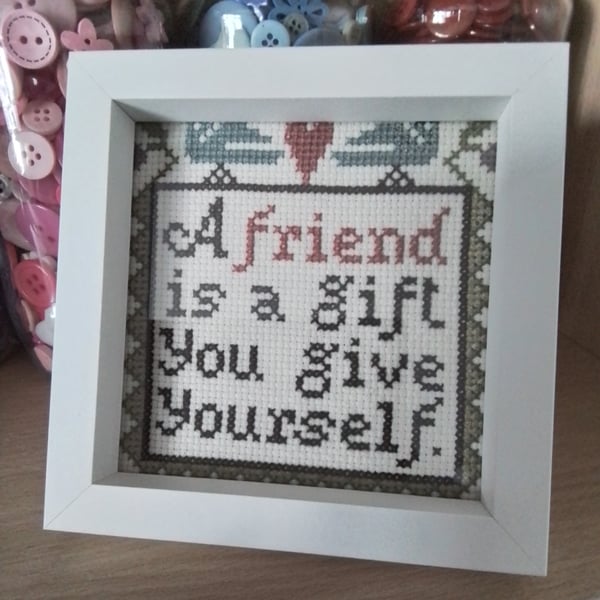 A Friend is a Gift You Give Yourself, Friendship Gift, Friend Picture