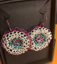 White domes earrings  - Image 2