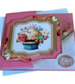 Handmade Birthday Card, Floral Cupcake Card, Luxury Greeting Card, - Image 6