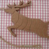 Reindeer (Stag) Trivet in either Sapele or Tulipwood