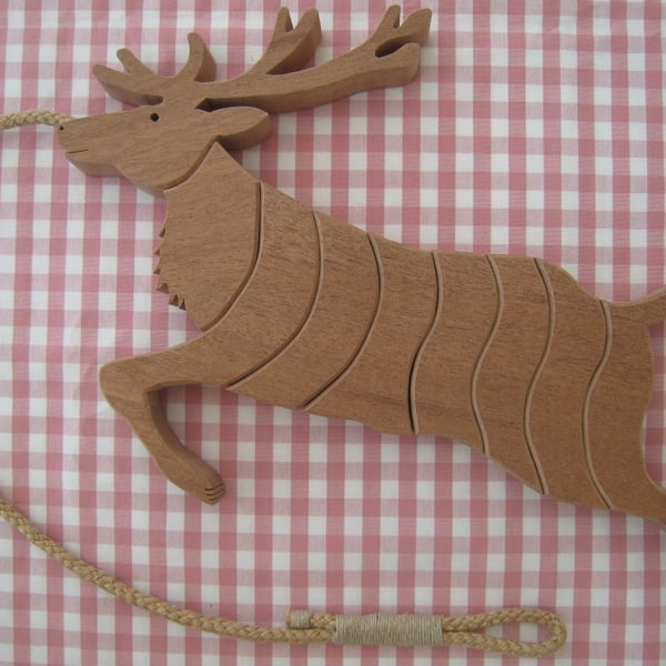 Reindeer (Stag) Trivet in either Sapele or Tulipwood