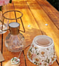 Tea light lantern with matching Floral Gift Card & Gift Tag - Image 3