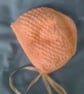 Moss Stitch Bonnet and Booties for Baby, Prem Sizes Available, Custom Make - Image 2