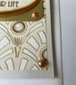 Make the rest of your life the best of your life Art Deco birthday card - Image 5