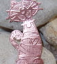 Cat coat brooch - Image 1