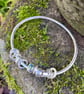 Silver and opal bangle  No Worries Bangle - Image 2