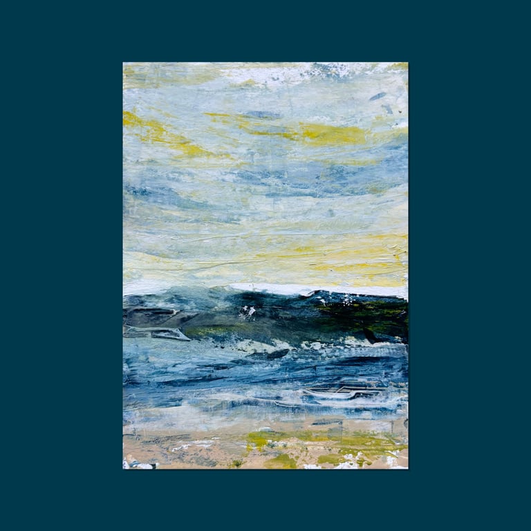 Original Seascape Painting - Beach Days 2 -Affordable Art Collection