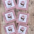 Vintage inspired ephemera card toppers