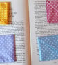 Colorful Polka Dot Corner Bookmark - Image 1