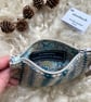Woolly Wallet - Teal. Handwoven in Wales - Image 3