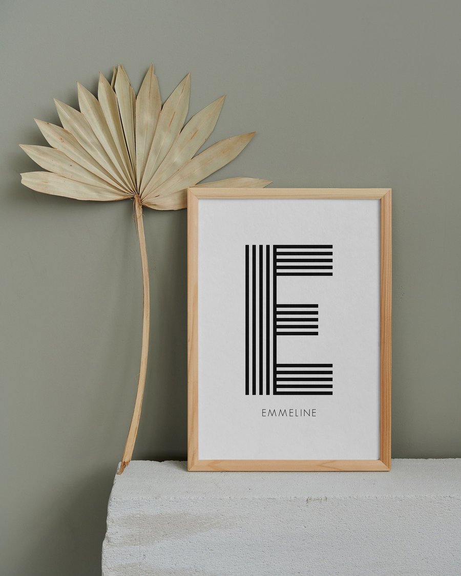 Personalised Alphabet Name print. A4 or A5