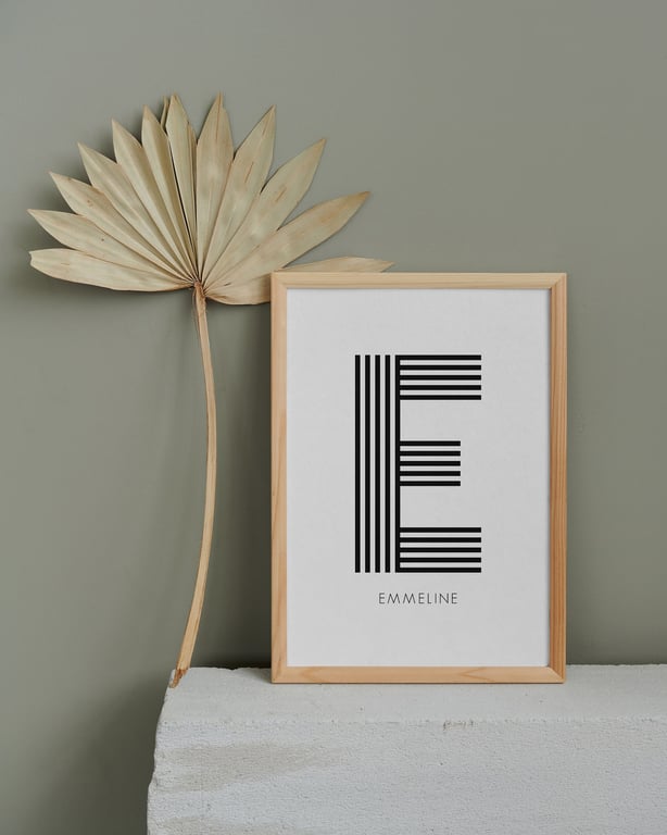 Personalised Alphabet Name print. A4 or A5