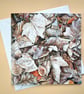 Greetings card - blank - Frosty Leaves