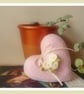 Cotton anniversary gift - Wedding ring cushion - Valentine's Day - Image 5