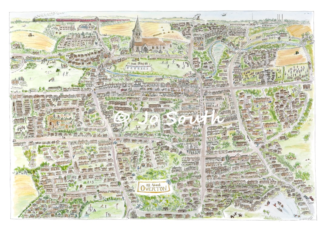 "All About Overton" Limited edition print - Limited Edition Art Print