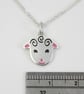 Sheep Pendant (Small) Handmade from Sterling Silver - Image 2