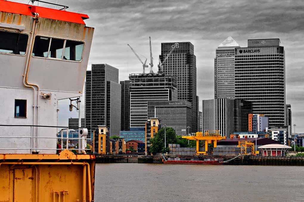 Canary Wharf London Docklands England UK Photograph Print