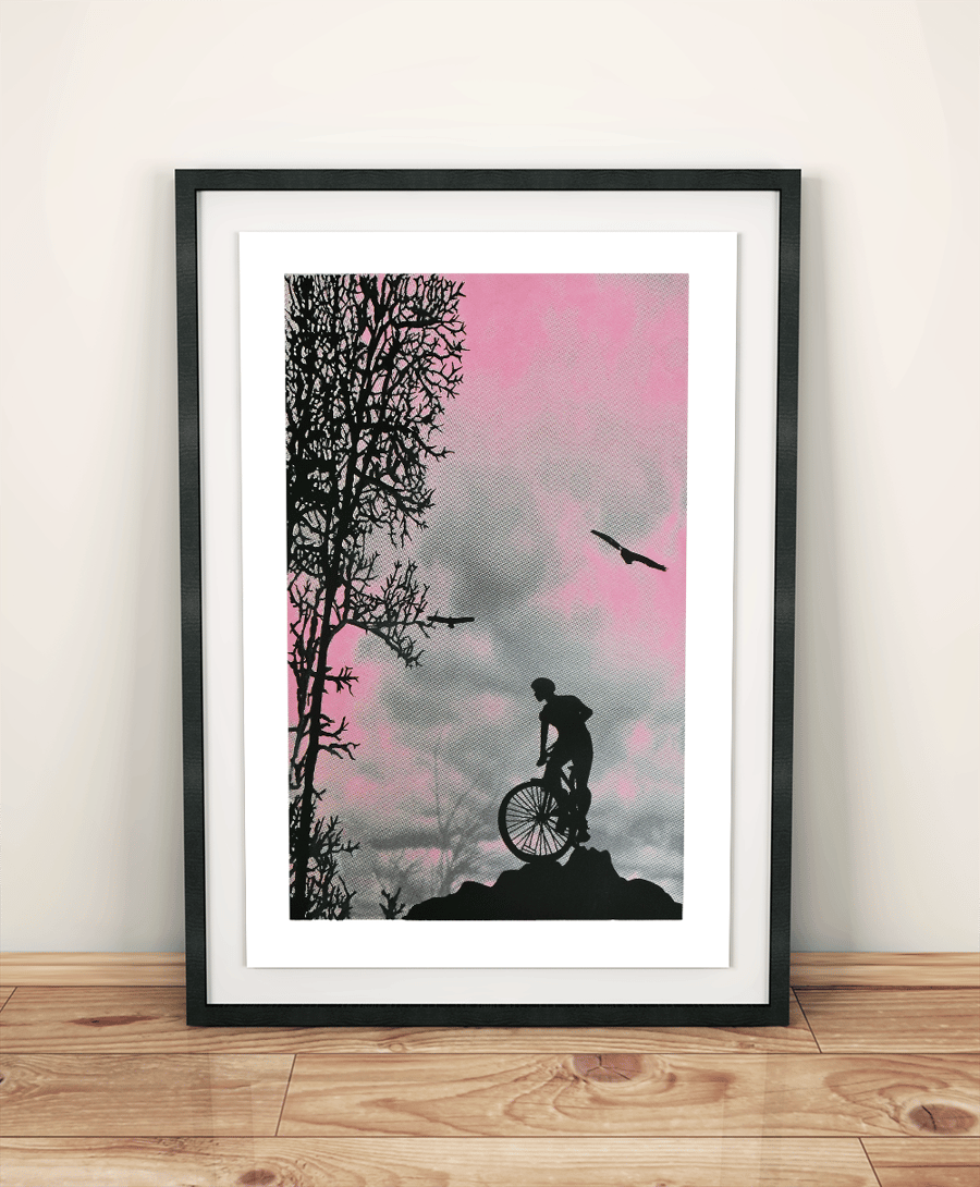 Mountain Top screen print