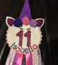 Birthday badge-Rosette - Unicorn face - Image 2