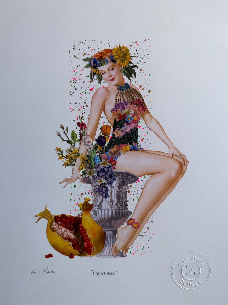 "PERSEPHONE" - ONE OFF, HANDMADE COLLAGE 