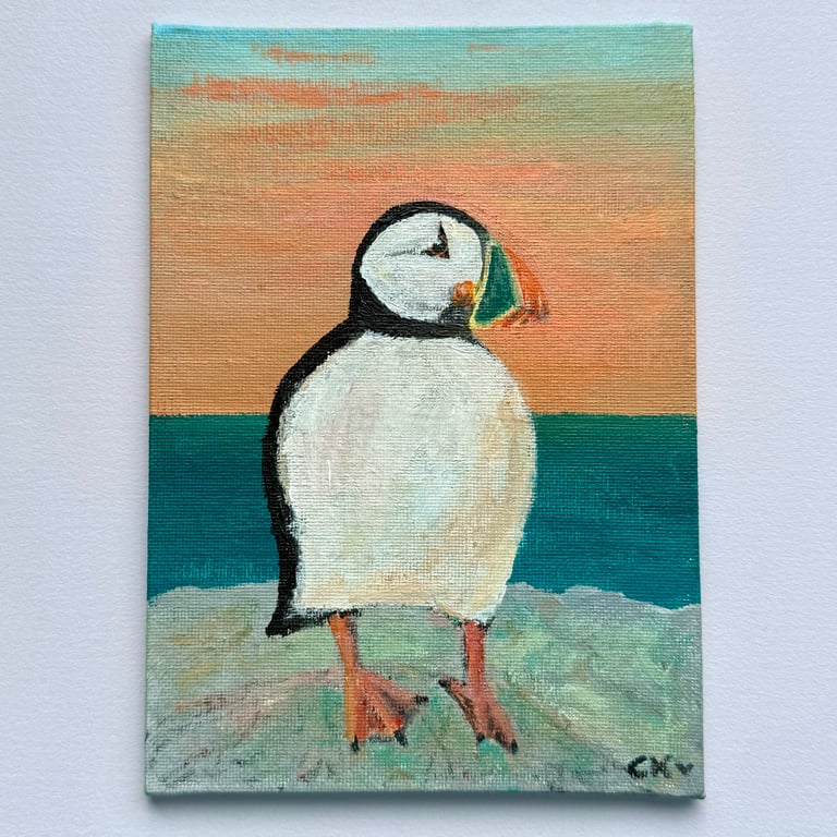 Puffin Painting