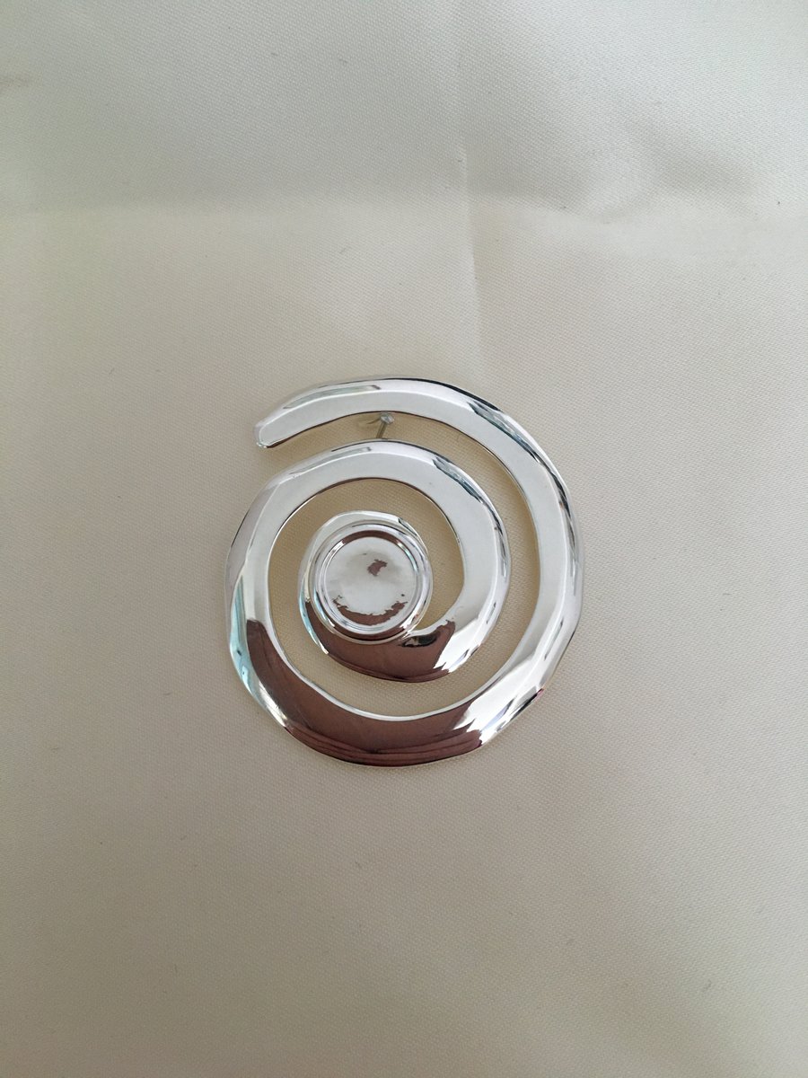 Swirl Pendant Setting with 10mm cup - S32