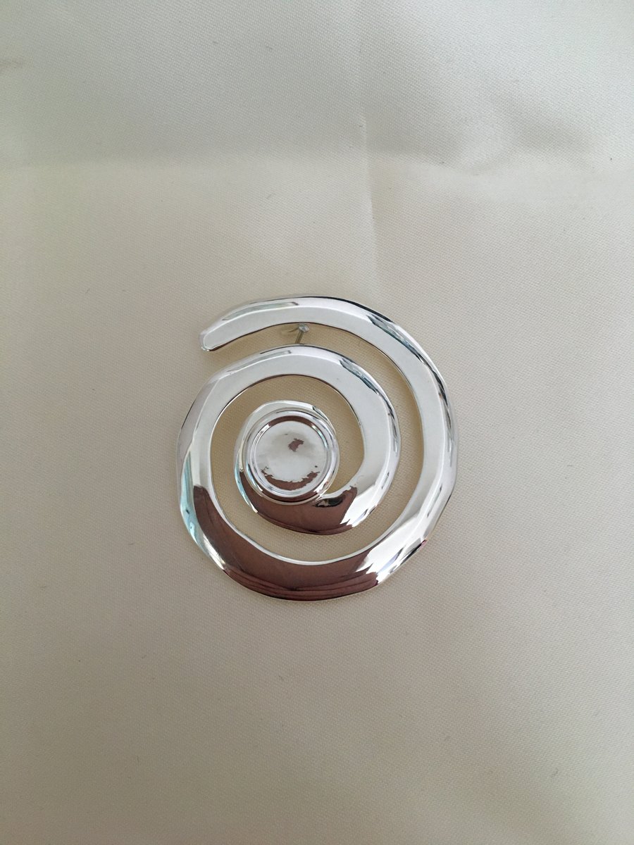 Swirl Pendant Setting with 10mm cup - S32