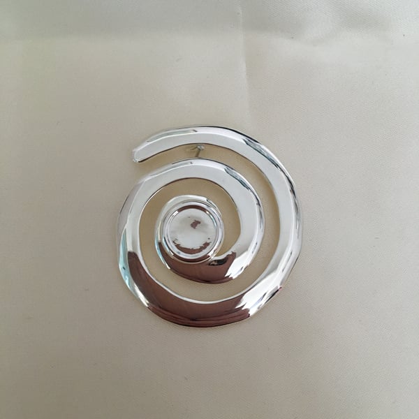 Swirl Pendant Setting with 10mm cup - S32