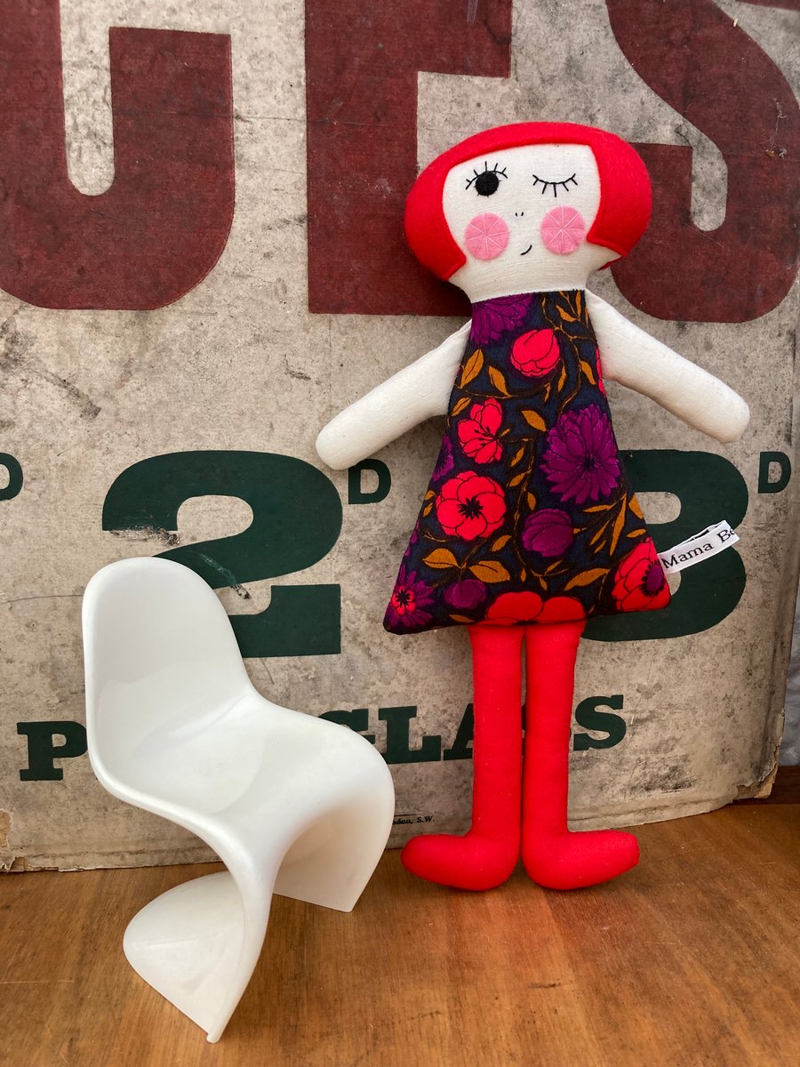 Poppy Dolly the Handmade Cloth Doll 