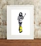 Billy Connolly ’Big Yin’ A3 Limited Edition, Hand Printed, Screen print. - Image 1