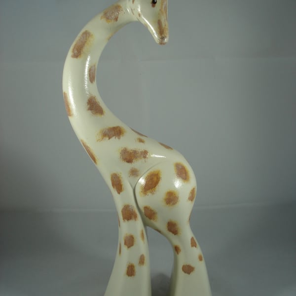 Ceramic Wildlife Animal Giraffe Figurine Ornament Decoration.