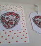 Card and gift tag. Mothers day card. Birthday. Ref 443